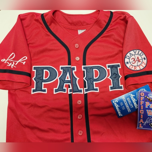 🔥NWT RARE Authentic Vintage DAVID ORTIZ "PAPI" Jersey - Picture 3 of 16